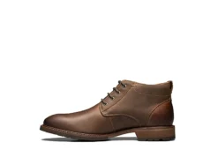 Florsheim Mens Lodge Plain Toe Chukka Boot - Brown -Best Shoes Specialty Store US 01 500785 03
