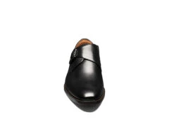 Florsheim Mens Sorrento Plain Toe Single Monk Strap Oxford - Black -Best Shoes Specialty Store US 01 500806 02