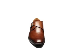 Florsheim Mens Sorrento Plain Toe Single Monk Strap Oxford - Cognac -Best Shoes Specialty Store US 01 500807 02