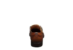 Florsheim Mens Sorrento Plain Toe Single Monk Strap Oxford - Cognac -Best Shoes Specialty Store US 01 500807 04