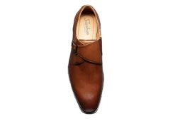 Florsheim Mens Sorrento Plain Toe Single Monk Strap Oxford - Cognac -Best Shoes Specialty Store US 01 500807 05