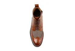 Thomas & Vine Mens Jarett Lace-up Boot - Cognac 12 Thomas & Vine Mens Jarett Lace-up Boot - Cognac -Best Shoes Specialty Store US 01 500950 05