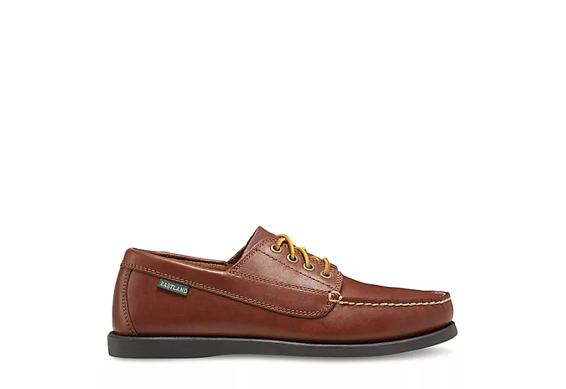 Eastland Mens Falmouth Boat Shoe - Tan 2 Eastland Mens Falmouth Boat Shoe - Tan - Image 2