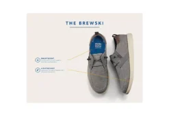 Nunn Bush Mens Brewski Slip On Sneaker - Grey -Best Shoes Specialty Store US 01 501369 06