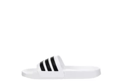 Adidas Mens Adilette Shower Slide Sandal - White -Best Shoes Specialty Store US 01 501458 03