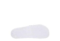 Adidas Mens Adilette Shower Slide Sandal - White -Best Shoes Specialty Store US 01 501458 06