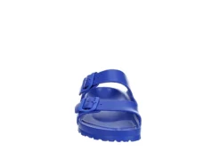 Birkenstock Mens Arizona Essentials Slide Sandal - Blue -Best Shoes Specialty Store US 01 501466 02