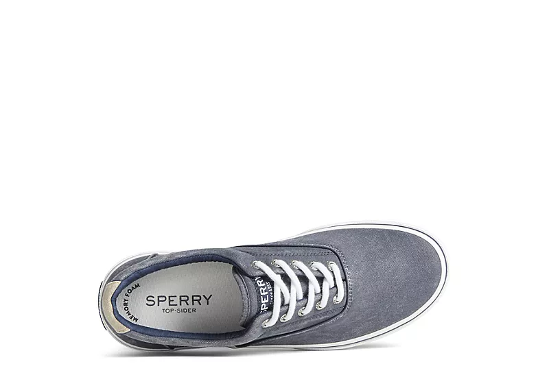 Sperry Mens Halyard Cvo Sneaker - Navy 5 Sperry Mens Halyard Cvo Sneaker - Navy - Image 5
