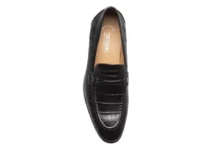 Stacy Adams Mens Ferdinand Moc Toe Slip On Oxford - Black -Best Shoes Specialty Store US 01 501551 05