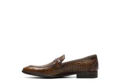 Stacy Adams Mens Ferdinand Moc Toe Slip On Oxford - Cognac 10 Stacy Adams Mens Ferdinand Moc Toe Slip On Oxford - Cognac -Best Shoes Specialty Store US 01 501552 03