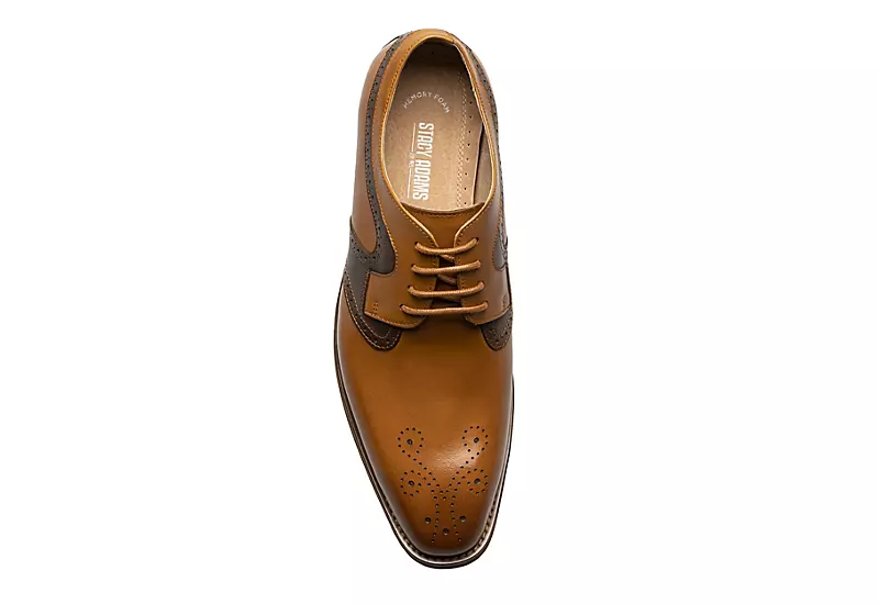 Stacy Adams Mens Palmer Oxford - Tan 5 Stacy Adams Mens Palmer Oxford - Tan - Image 5