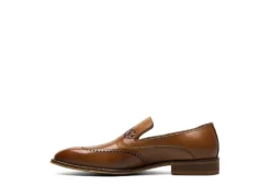 Stacy Adams Mens Pryce Wingtip Perf Slip On Oxford - Cognac -Best Shoes Specialty Store US 01 501561 03