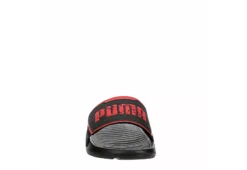 Puma Mens Viz Tech Slide Sandal - Black 9 Puma Mens Viz Tech Slide Sandal - Black -Best Shoes Specialty Store US 01 501566 02