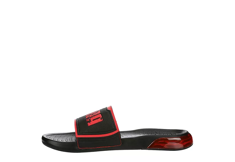 Puma Mens Viz Tech Slide Sandal - Black 4 Puma Mens Viz Tech Slide Sandal - Black - Image 4