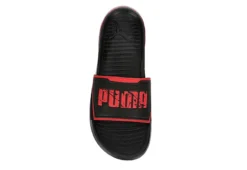 Puma Mens Viz Tech Slide Sandal - Black 12 Puma Mens Viz Tech Slide Sandal - Black -Best Shoes Specialty Store US 01 501566 05