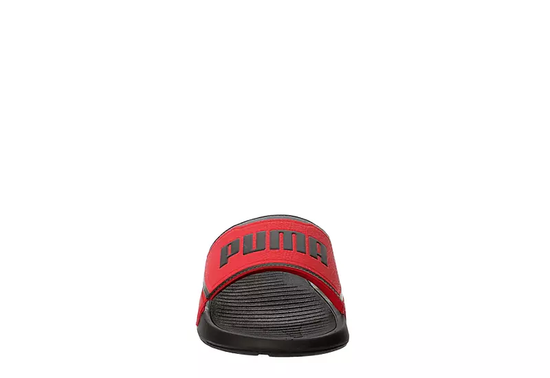 Puma Mens Viz-cat Slide Sandal - Red 3 Puma Mens Viz-cat Slide Sandal - Red - Image 3