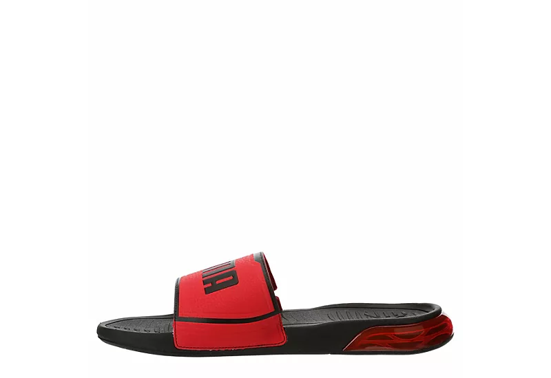 Puma Mens Viz-cat Slide Sandal - Red 4 Puma Mens Viz-cat Slide Sandal - Red - Image 4