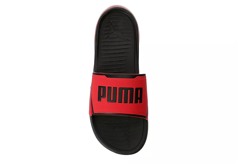 Puma Mens Viz-cat Slide Sandal - Red 6 Puma Mens Viz-cat Slide Sandal - Red - Image 6