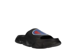 Champion Mens Meloso Squish Slide Sandal - Black