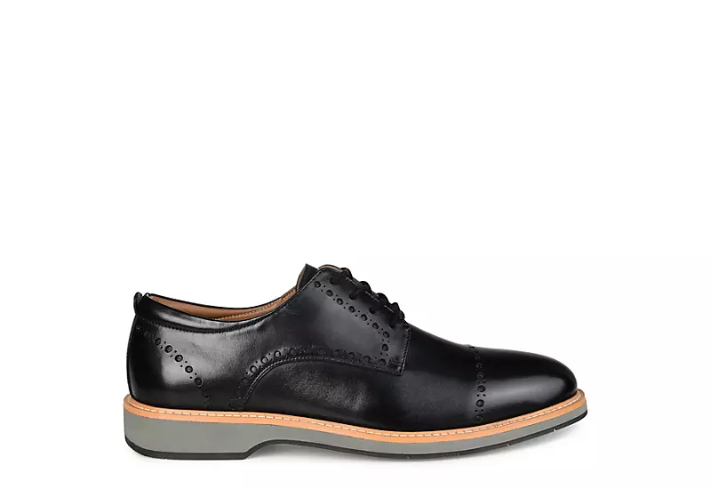 Thomas & Vine Mens Fremont Oxford - Black 2 Thomas & Vine Mens Fremont Oxford - Black - Image 2