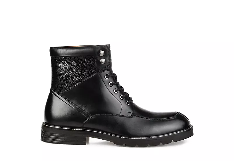 Thomas & Vine Mens Lowry Lace-up Boot - Black 2 Thomas & Vine Mens Lowry Lace-up Boot - Black - Image 2