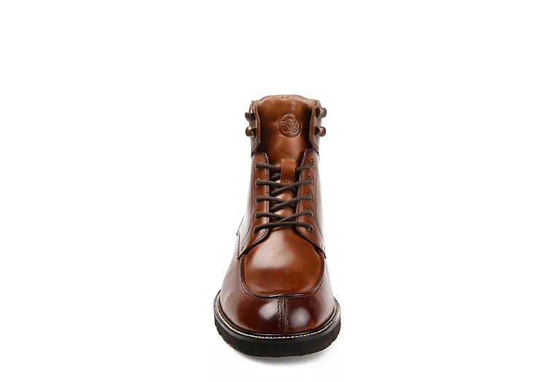 Thomas & Vine Mens Lowry Lace-up Boot - Brown 3 Thomas & Vine Mens Lowry Lace-up Boot - Brown - Image 3