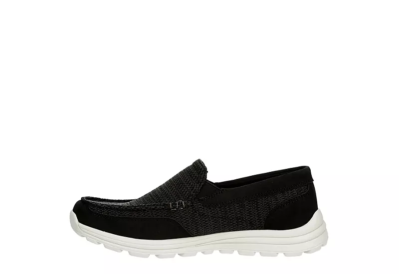 Day Five Mens Belize Slip On Sneaker - Black 4 Day Five Mens Belize Slip On Sneaker - Black - Image 4