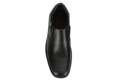 Borelli Mens Trenton Slip On Oxford - Black -Best Shoes Specialty Store US 01 501713 05