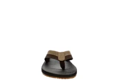 Day Five Mens Coast Flip Flop Sandal - Chocolate -Best Shoes Specialty Store US 01 501728 02