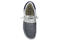 Heydude Mens Wally Slip On Sneaker - Navy 12 Heydude Mens Wally Slip On Sneaker - Navy -Best Shoes Specialty Store US 01 501807 05
