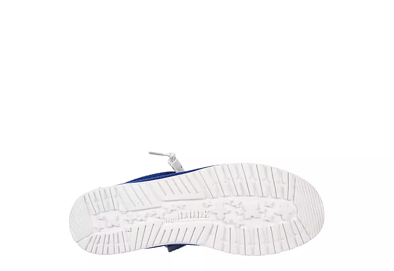 Heydude Mens Wally Slip On Sneaker - Blue 7 Heydude Mens Wally Slip On Sneaker - Blue - Image 7