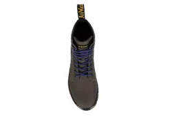 Dr. Martens Dr.martens Mens Combs Combat Boot - Dark Grey -Best Shoes Specialty Store US 01 501830 05