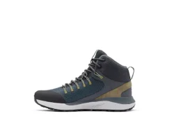 Columbia Mens Trailstorm Mid Hiking Boot - Grey -Best Shoes Specialty Store US 01 501883 03