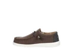 Heydude Mens Wally Slip On Sneaker - Chocolate -Best Shoes Specialty Store US 01 501916 03