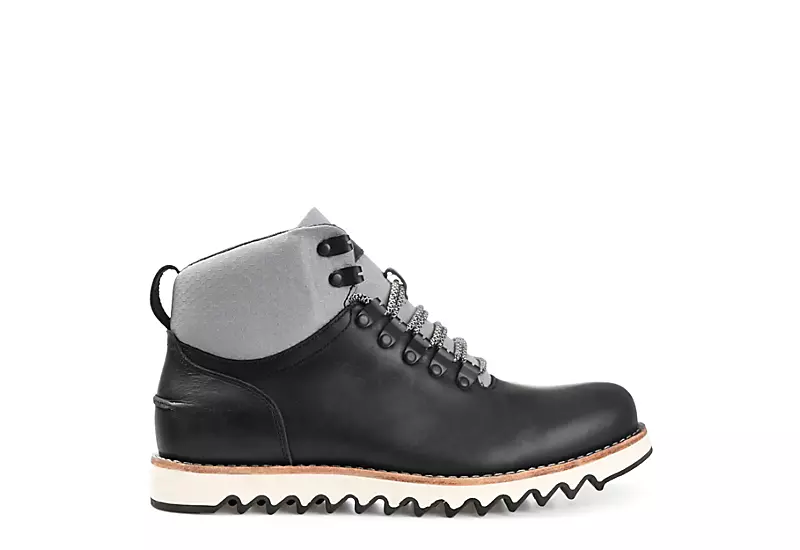 Territory Mens Crash Lace-up Boot - Black 2 Territory Mens Crash Lace-up Boot - Black - Image 2