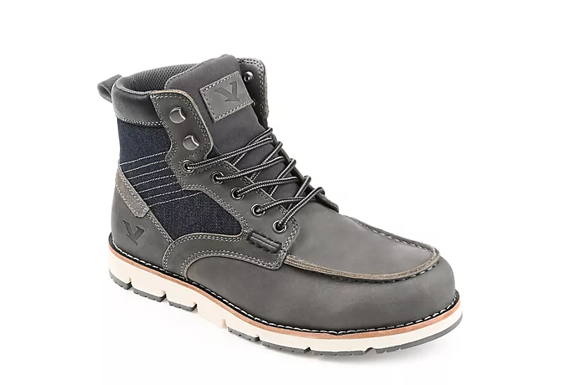 Territory Mens Macktwo Lace-up Boot - Grey 1 Territory Mens Macktwo Lace-up Boot - Grey