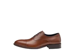 Johnston & Murphy Mens Stockton Cap Toe Oxford - Dark Tan -Best Shoes Specialty Store US 01 502049 03