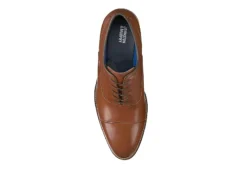 Johnston & Murphy Mens Stockton Cap Toe Oxford - Dark Tan -Best Shoes Specialty Store US 01 502049 05