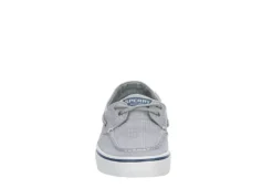 Sperry Mens Halyard 2-eye Slip On Sneaker - Pale Grey -Best Shoes Specialty Store US 01 502250 02