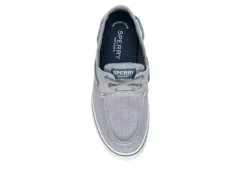 Sperry Mens Halyard 2-eye Slip On Sneaker - Pale Grey -Best Shoes Specialty Store US 01 502250 05