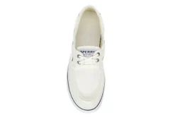 Sperry Mens Halyard 2-eye Sneaker - Off White -Best Shoes Specialty Store US 01 502276 05