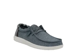 Heydude Mens Wally Slip On Sneaker - Light Blue