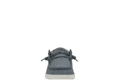 Heydude Mens Wally Slip On Sneaker - Light Blue -Best Shoes Specialty Store US 01 502294 02