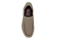 Skechers Mens Slip-ins Parson Slip On Sneaker - Brown -Best Shoes Specialty Store US 01 502297 05