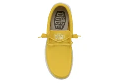 Heydude Mens Wally Slip On Sneaker - Yellow -Best Shoes Specialty Store US 01 502327 04