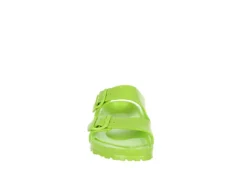 Birkenstock Mens Arizona Essentials Slide Sandal - Lime -Best Shoes Specialty Store US 01 502355 02
