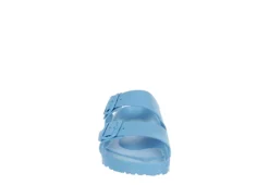Birkenstock Mens Arizona Essentials Slide Sandal - Light Blue -Best Shoes Specialty Store US 01 502356 02