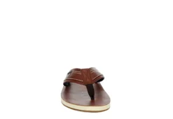 Restoration Mens Delmare Flip Flop Sandal - Brown -Best Shoes Specialty Store US 01 502362 02