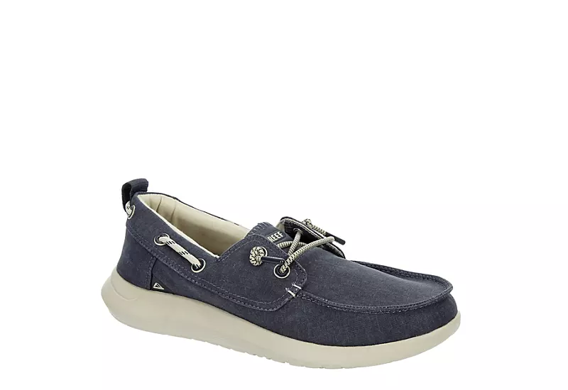 Reef Mens Swellsole Pier Boat Shoe - Navy 1 Reef Mens Swellsole Pier Boat Shoe - Navy