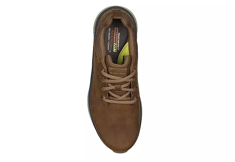 Skechers Mens Dlux Walker - Brown 4 Skechers Mens Dlux Walker - Brown - Image 4